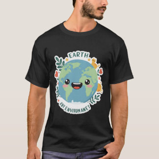 Amar la camiseta de nuestro Pegatina Planeta Tierr