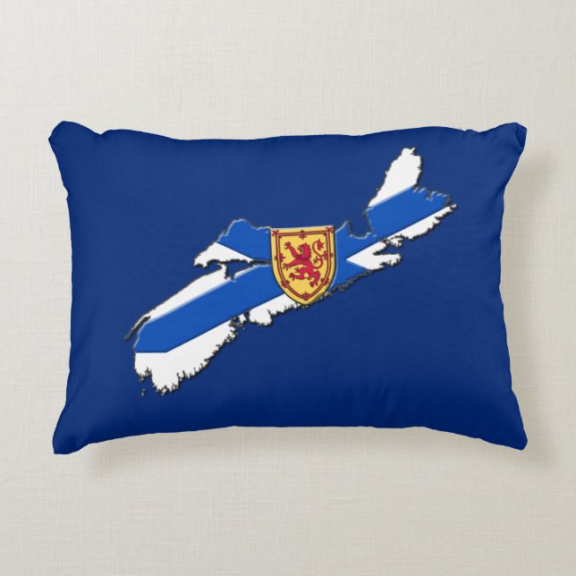 Amar la costa este Nueva Escocia almohada de acent (Anverso)