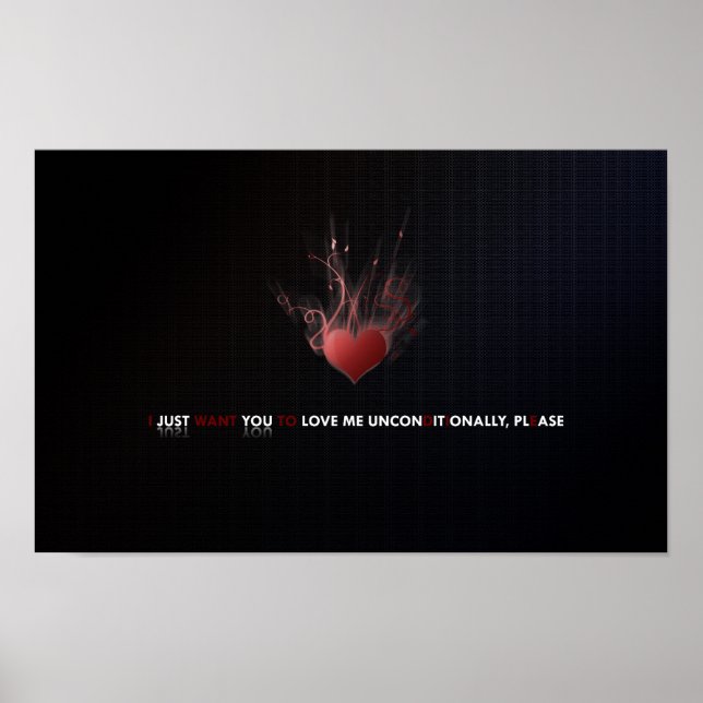 Amar la impresión incondicional (Frente)