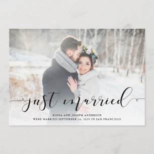 Amar la Invitación Boda de guiones con foto