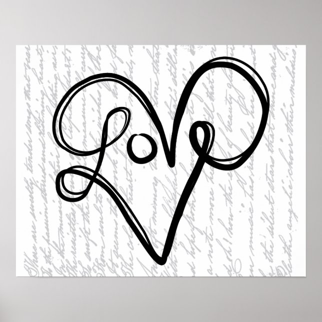 Amar la tipografía Texto arte (Frente)