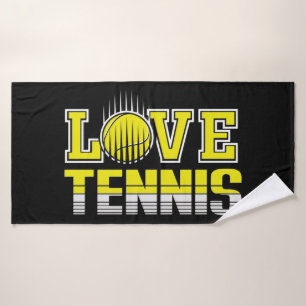 Amar la toalla de baño de tenis