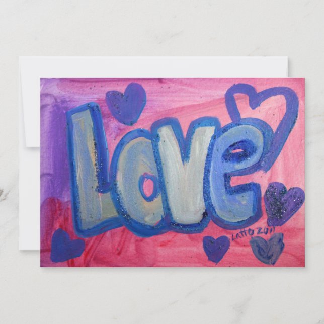 Amar las invitaciones o Invitaciones de dulce dulc (Anverso)