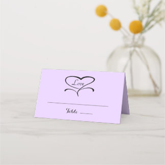 Amar las tarjetas plegadas de Lavendar