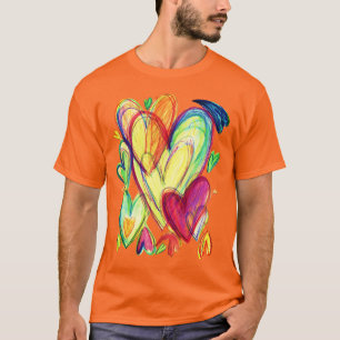 Amar los corazones sanadores Inspiradora camiseta 