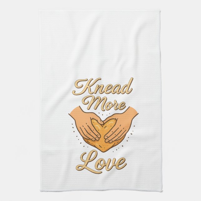 Amar más toalla de cocina de amor (Vertical)