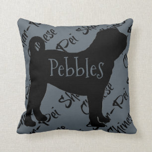 Amar mi almohada china de perro de Shar-Pei