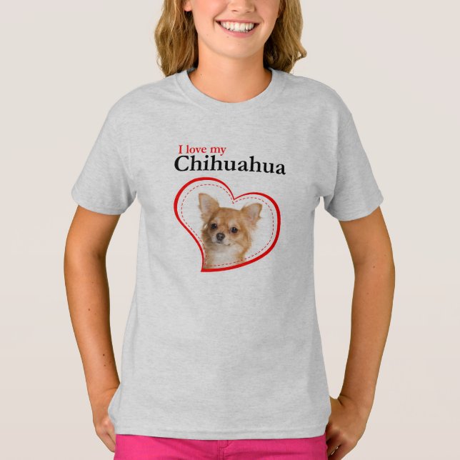 Amar mi camiseta Chihuahua (Anverso)