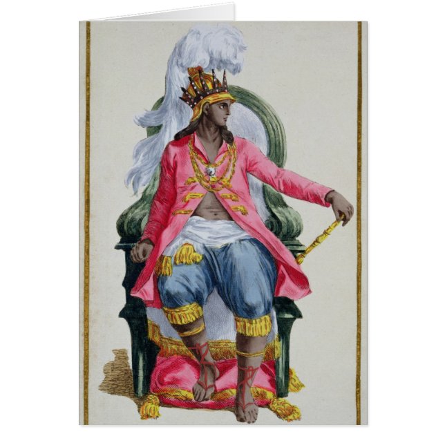 Amar, rey de Ouidah, de 'DES Estampes de Receuil, (Frente)
