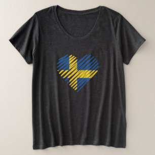 Amar Suecia Corazón Sverige Raíces Suecas