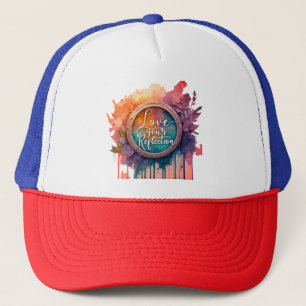 Amar tu gorro de camión de reflexión