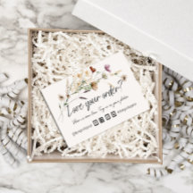 Amar tu pedido Pequeña tarjeta de inserción de ped