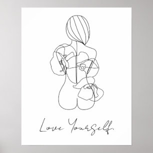 Amar tu propia línea de arte Personalizado texto