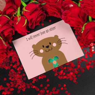 Amar una tarjeta postal Otter
