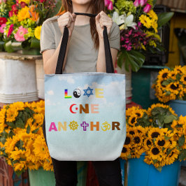 Amar Uno Al Otro Bolsa De Tote
