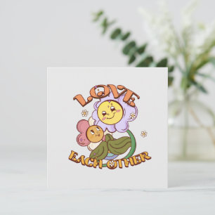 Amar unos a otros Diseño floral caprichoso