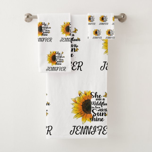 Amarillo acuarela girasoles mariposa cita de amor (In situ)
