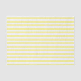 Amarillo claro y blanco raya el papel seda