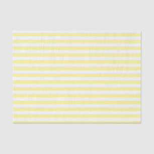Amarillo claro y blanco raya el papel seda