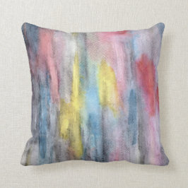 Amarillo de la almohada del arco iris del ébano