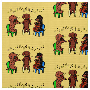 Amarillo de la tela del músico del trío de