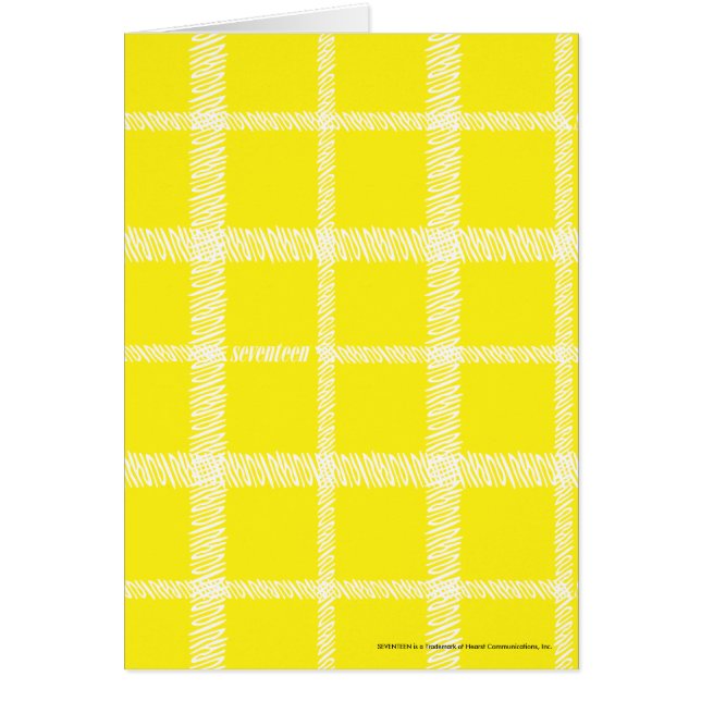 Amarillo de la tela escocesa (Frente)