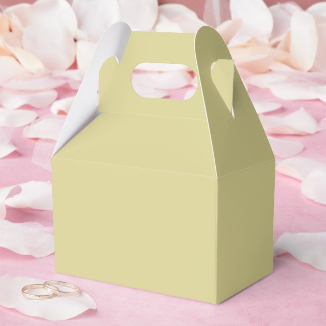 Amarillo de la tierra de moda - cajas de favores (Boda)