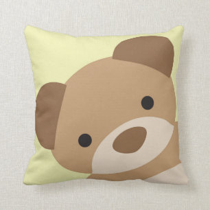 Amarillo decorativo de la almohada del cuarto de