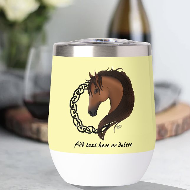 Amarillo del caballo marrón celta (Subido por el creador)