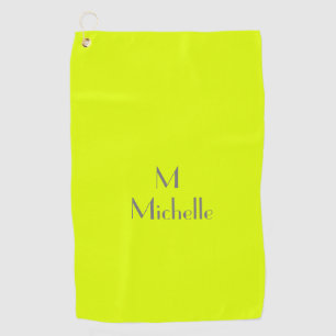 amarillo fluorescente - agregar toalla de golf mon