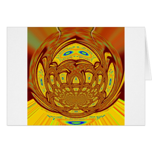 Amarillo Glove De Béisbol: Una Mirada Retro (Anverso (Horizontal))