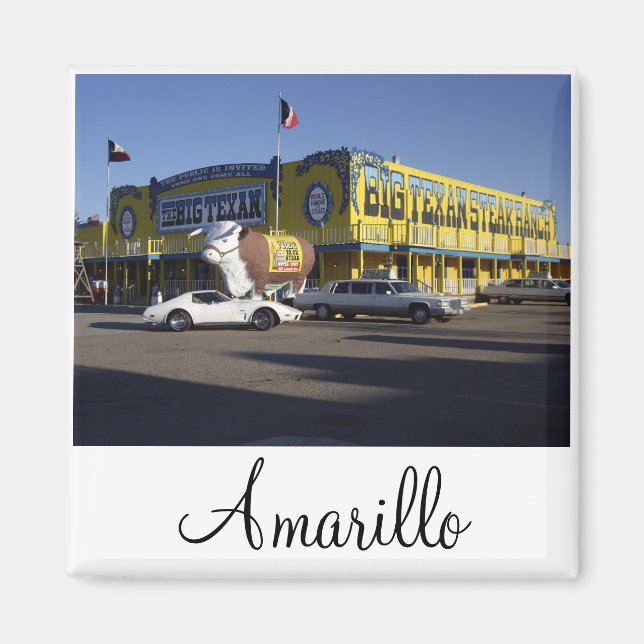 Amarillo, imán de Texas (Frente)