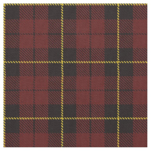 Amarillo marrón, rojo caliente de la tela (De cerca)