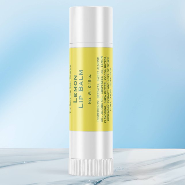 Amarillo moderno con texto verde etiqueta de tubo  (Subido por el creador)