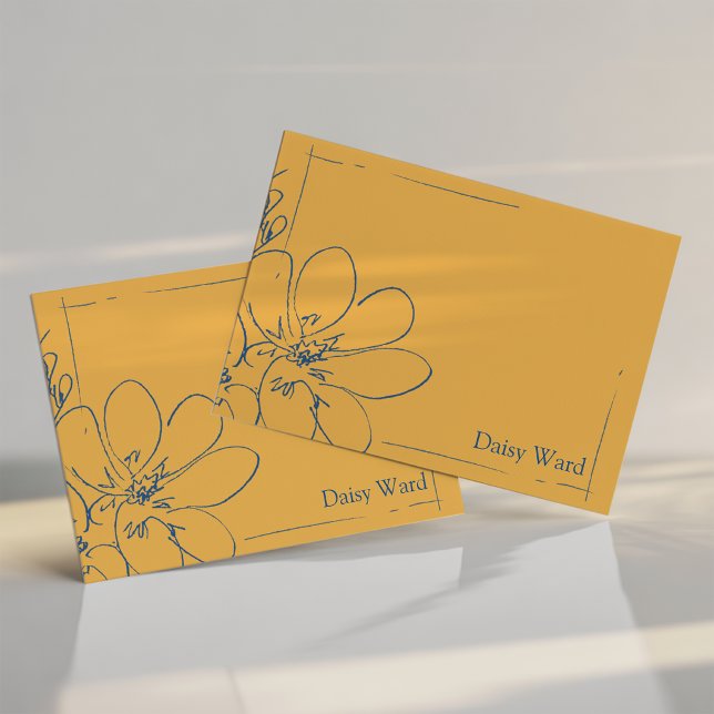 Amarillo Personalizado Flor Silvestre Rústica Dibu (Subido por el creador)