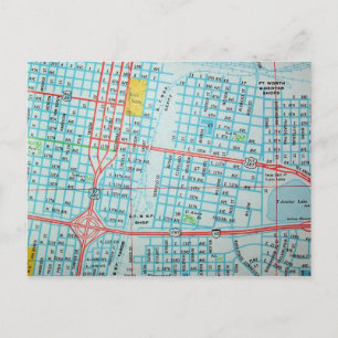 AMARILLO, postal del mapa de cosecha TX