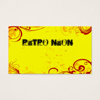 Amarillo retro neón