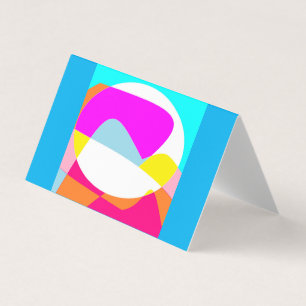 Amarillo rosado azul de la tarjeta de cumpleaños