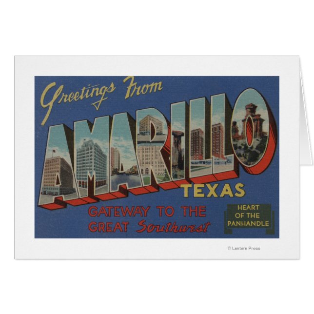 Amarillo, Texas (Corazón de la Mano Pan) (Anverso (Horizontal))