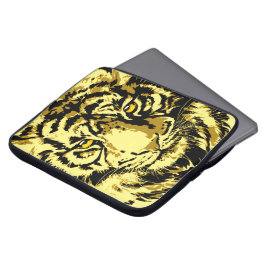 Amarillo tigre | Funda de portátil tigre beige col