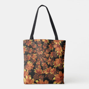 Amarillo y la bolsa de asas anaranjada del diseño