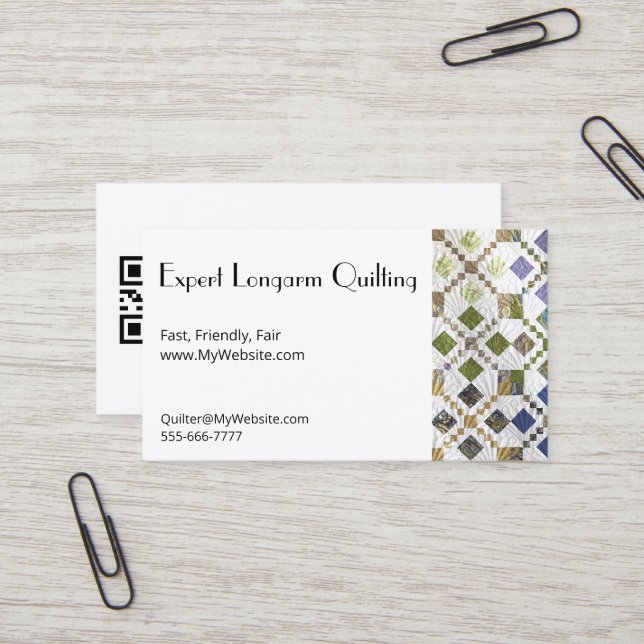 Amarna Quilt Personalizable completo de tarjetas d (Anverso/Reverso In Situ)