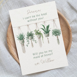 Amarra la tarjeta de presentación de la doncella d