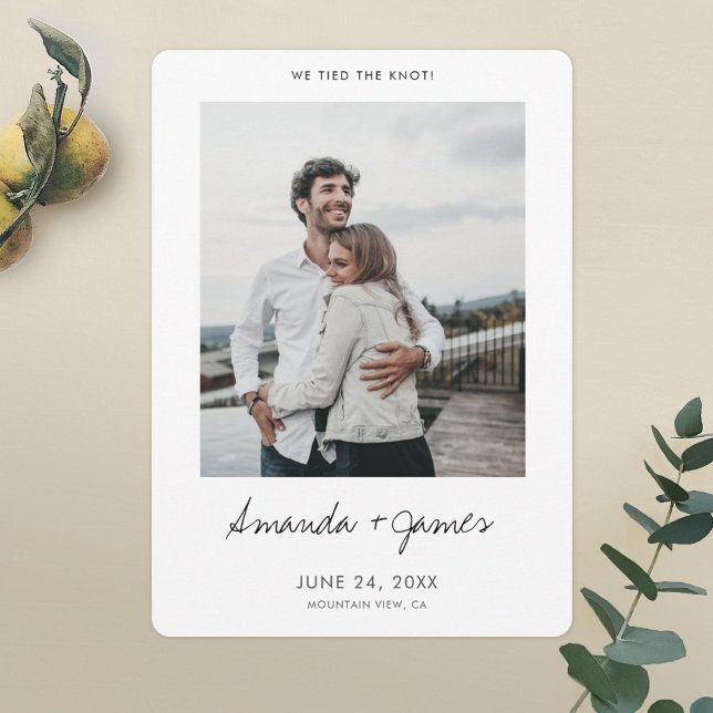 ¡Amarramos el nudo! Invitación Boda Elopement (Subido por el creador)