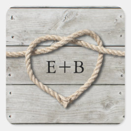 Amarrando al Pegatina Knot