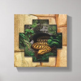 Amaru - Arte de pared con lienzo envuelto