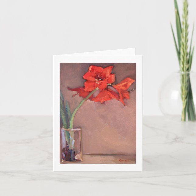 Amaryllis del navidad (Anverso)