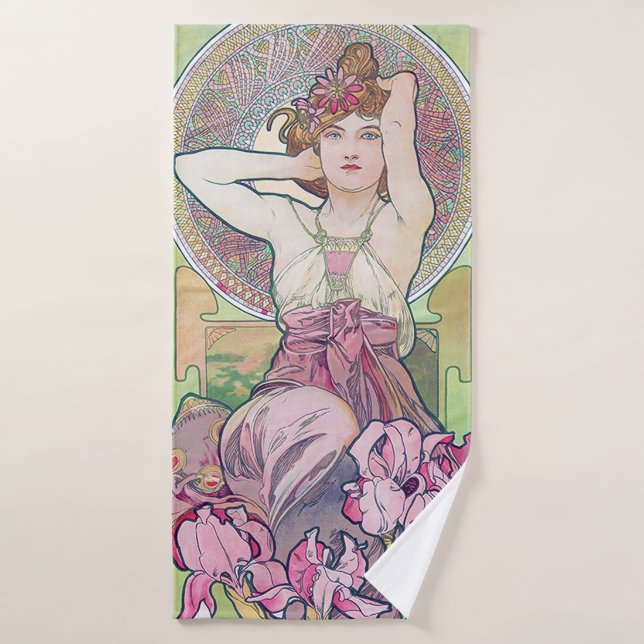 Amatista (Cuatro Joyas), Alphonse Mucha (Toalla de baño)