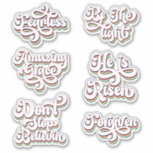 Amazing Grace Christian Believer Vinyl Pegatina