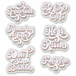 Amazing Grace Christian Believer Vinyl Pegatina